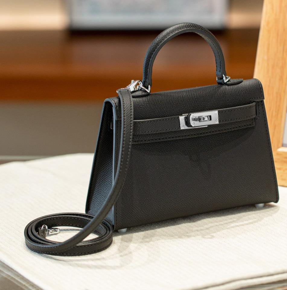 sac a main en cuir brossé