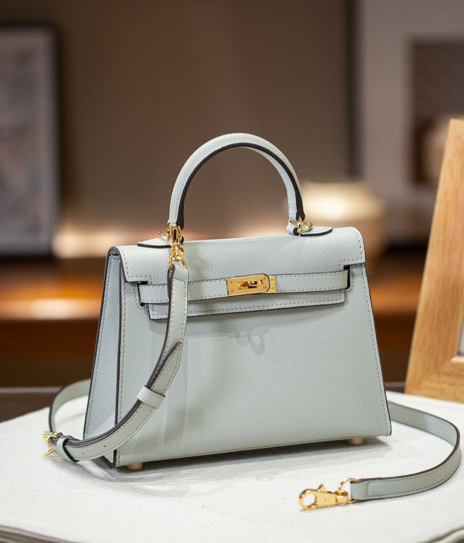 sac gris perle