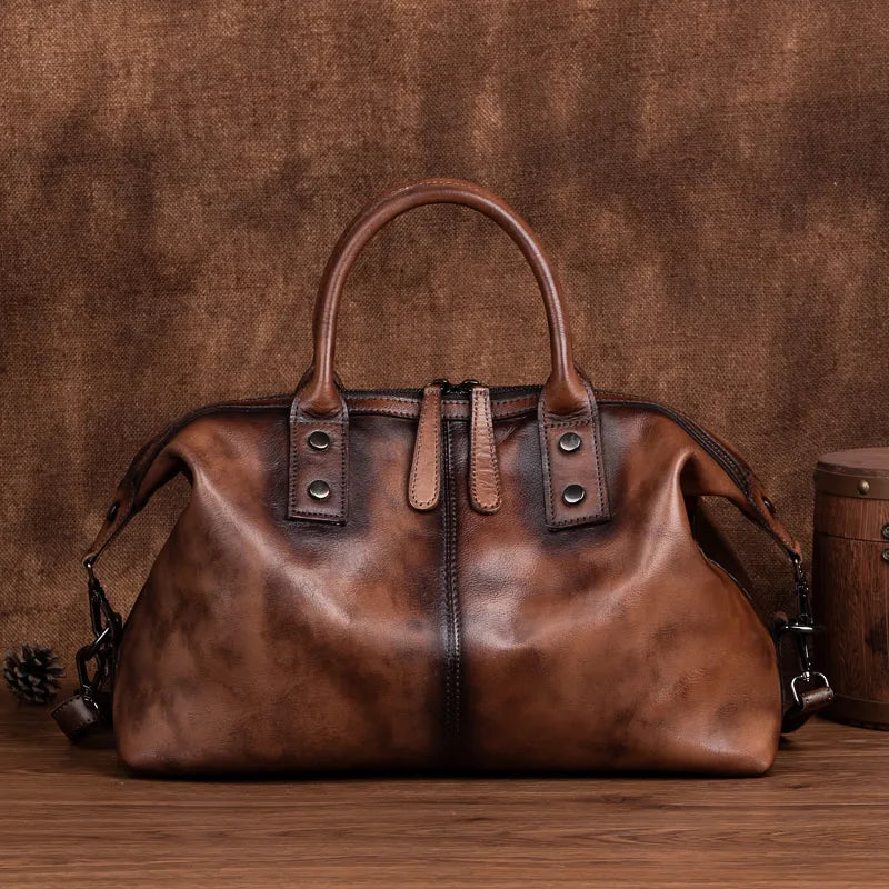 grand sac a main marron