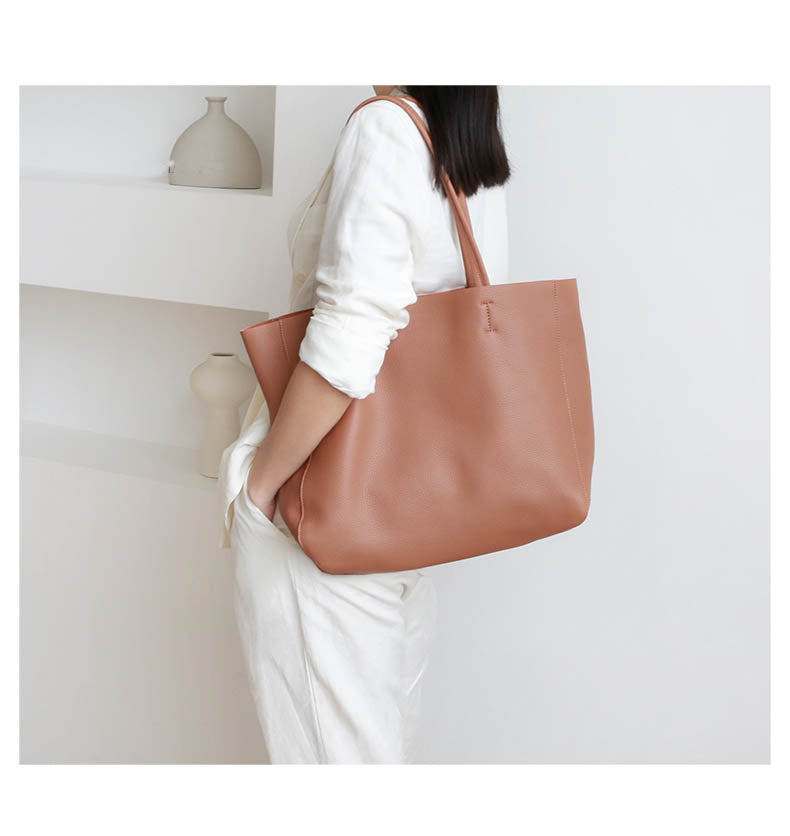 grand sac a main porte epaule couleur marron