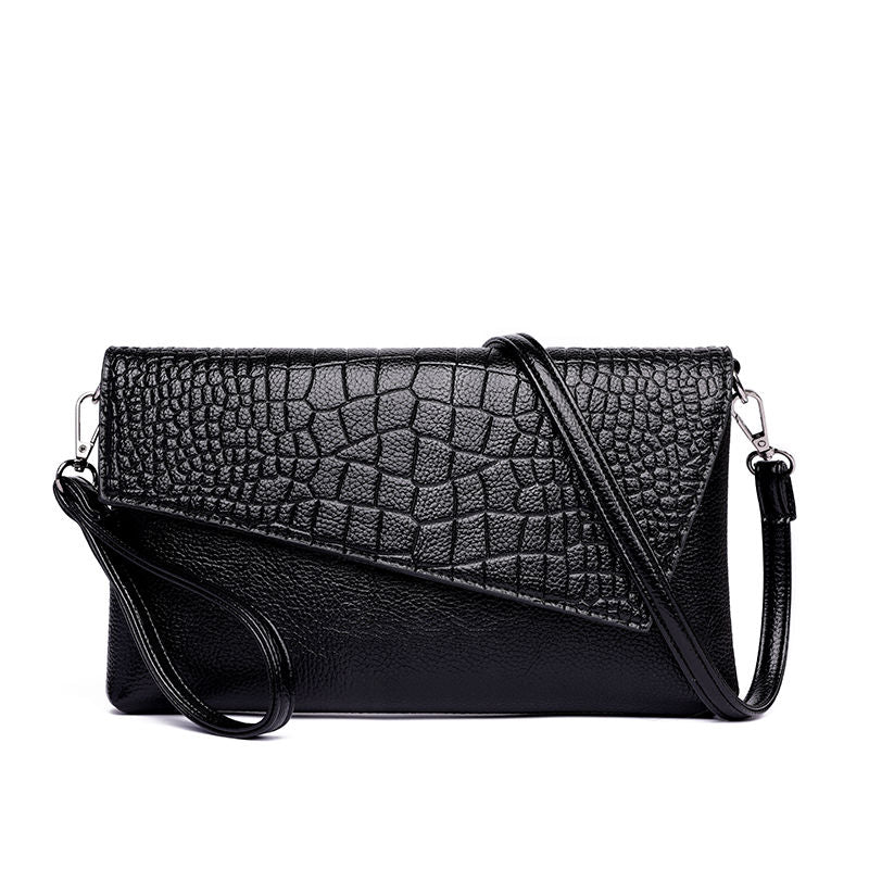 Sac Bandouliere Python Noir - Flora