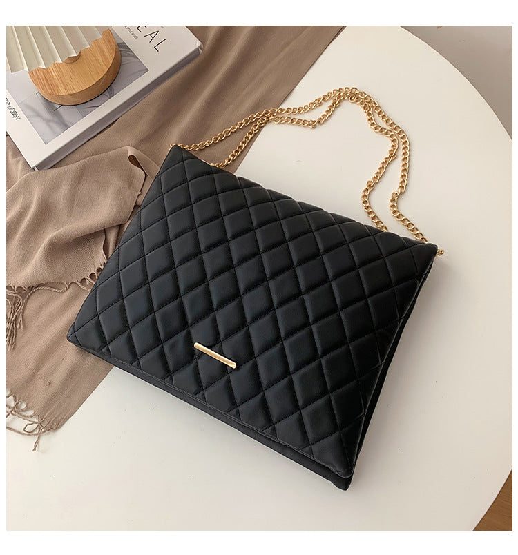 sac a main capitonne noir moletonne