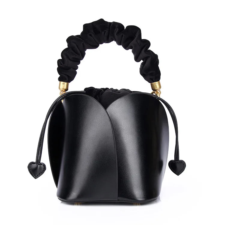sac seau luxe noir