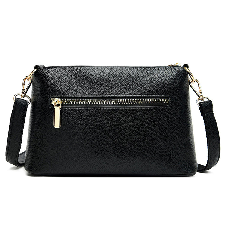 sac bandouliere femme noir arrière
