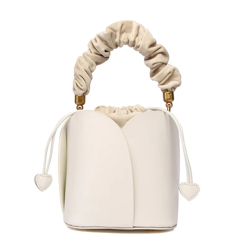 sac seau luxe blanc