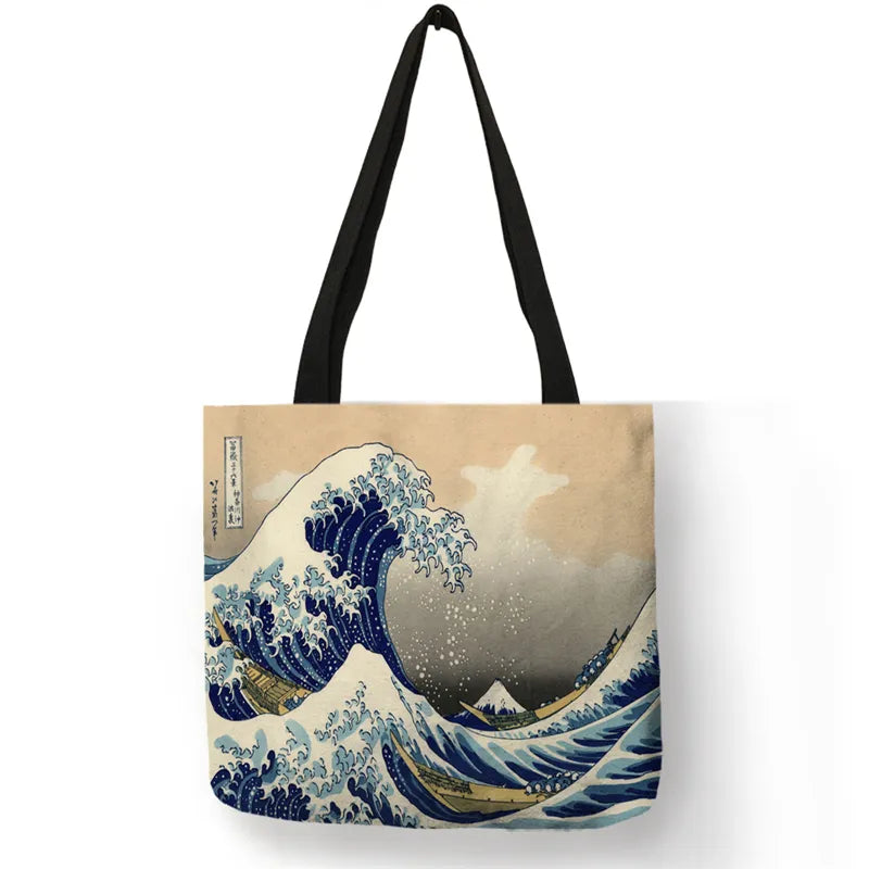 tote bag la grande vague
