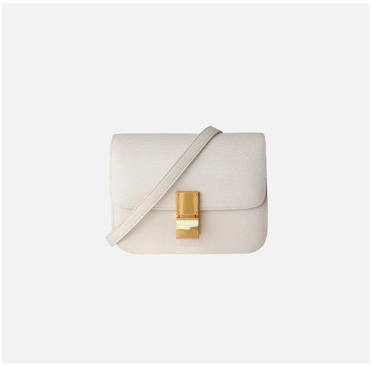 sac à main croco blanc