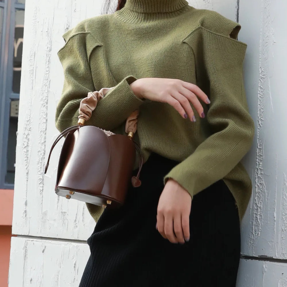 sac seau luxe porte au bras