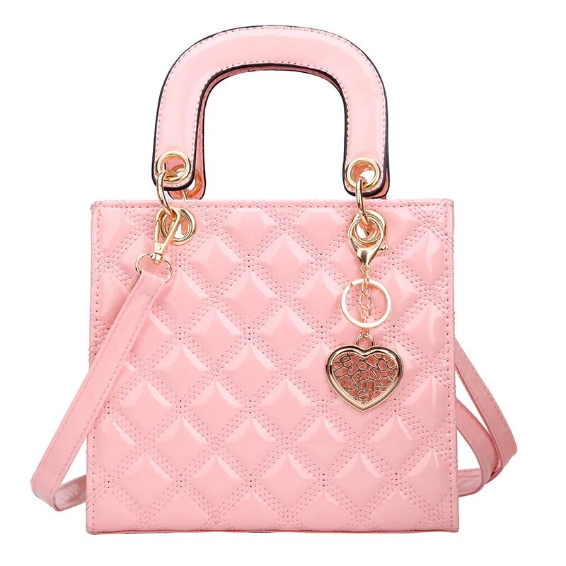 sac a main bandouliere matelasse rose