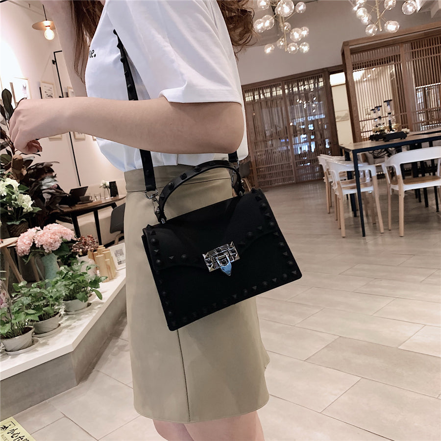 sac a main cartable noir porte a l'epaule