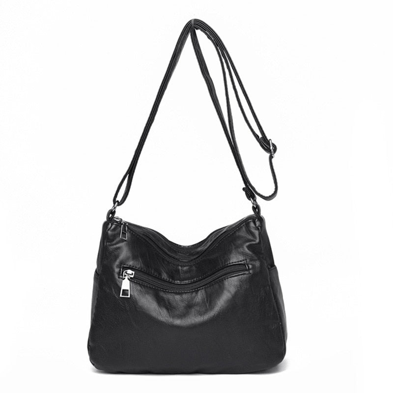 Grand Sac Bandouliere Noir - Sidra