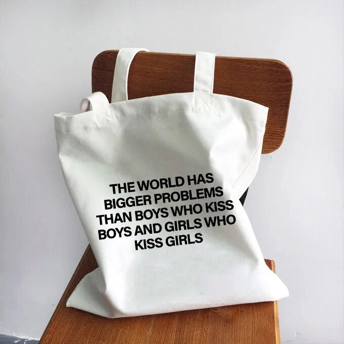 tote bag citation noir et blanc