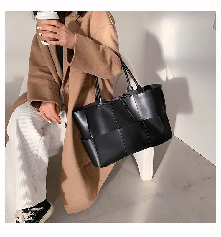 grand sac cuir femme noir