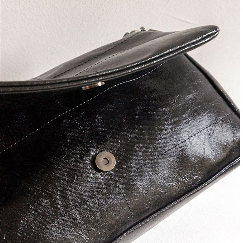 sac a main noir a rabat magnetique