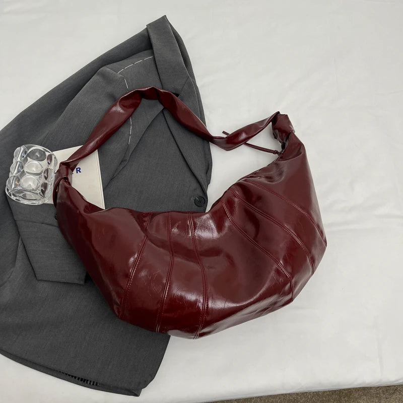 grand sac banane bordeau