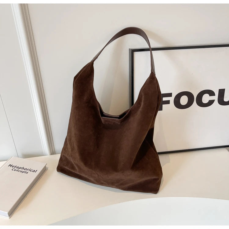 sac en suédine marron