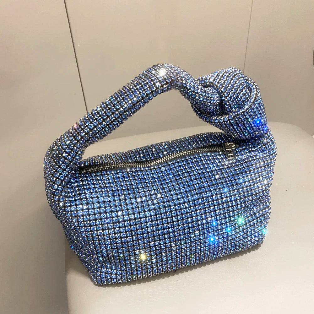 petit sac soirée bleu