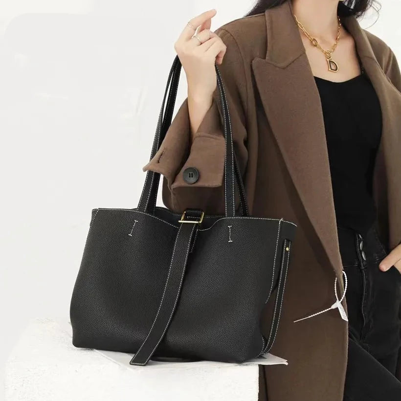 sac de luxe en cuir grainé