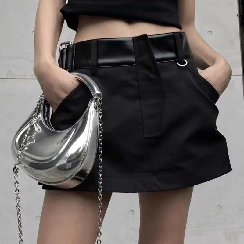 sac argenté bandouliere tendance