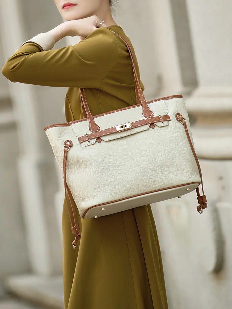 sac cabas femme luxe blanc chic