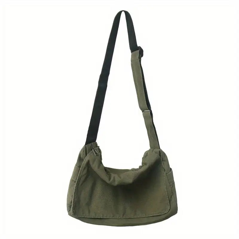 sac bandouliere tissu khaki