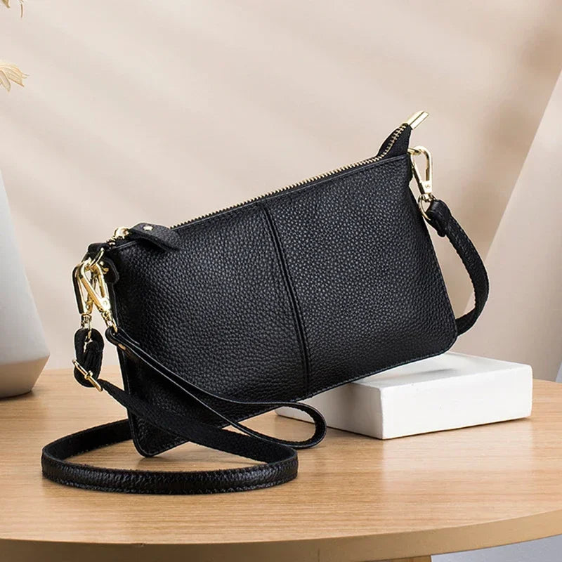 sac bandoulière rectangle noir