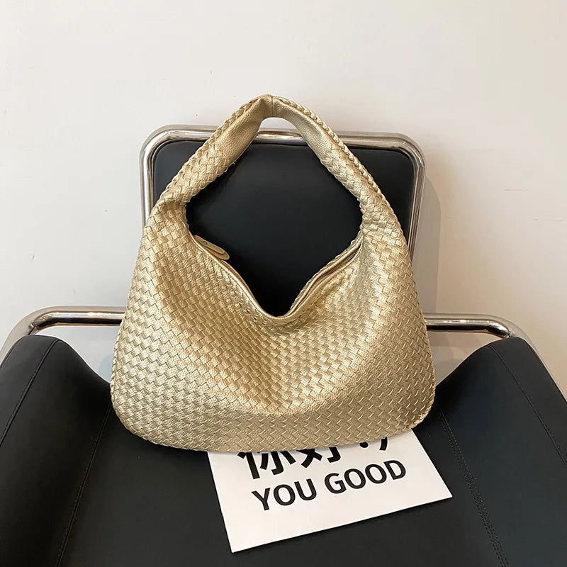 sac tressé doré