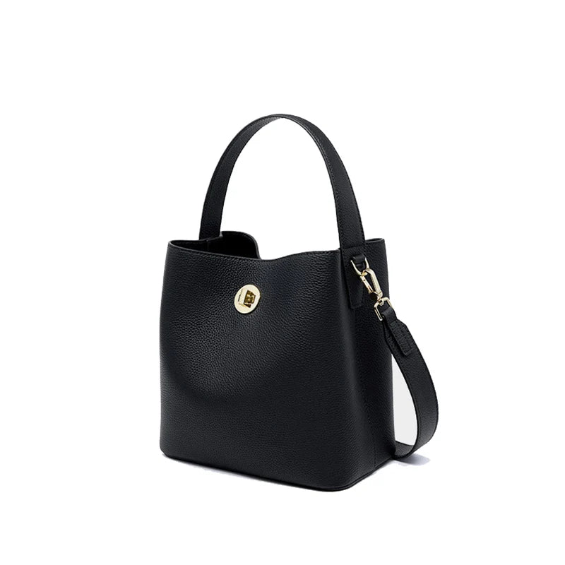 sac à main seau noir