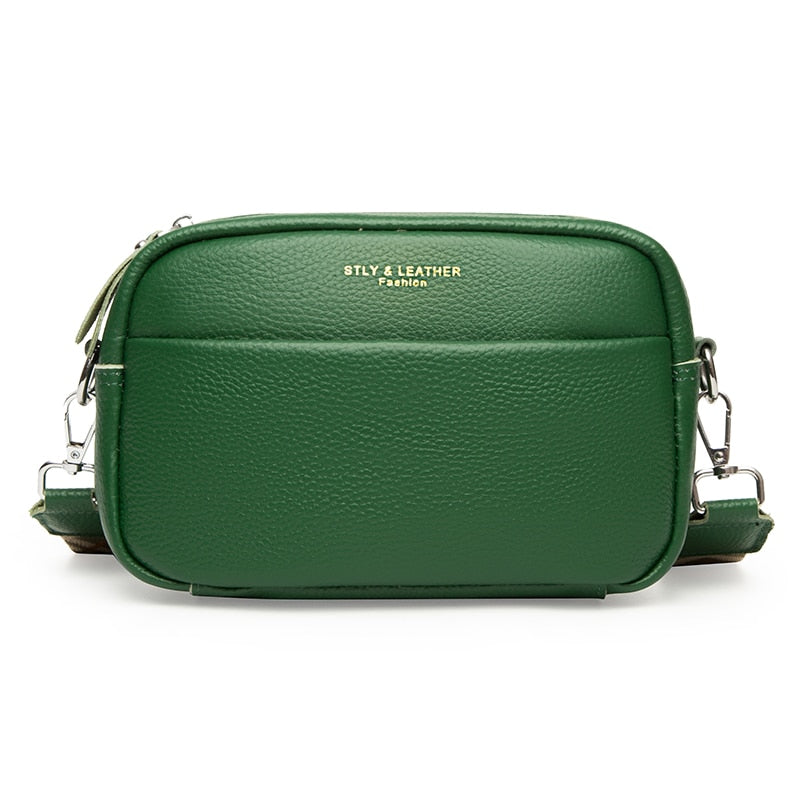 sac bandouliere carre femme vert