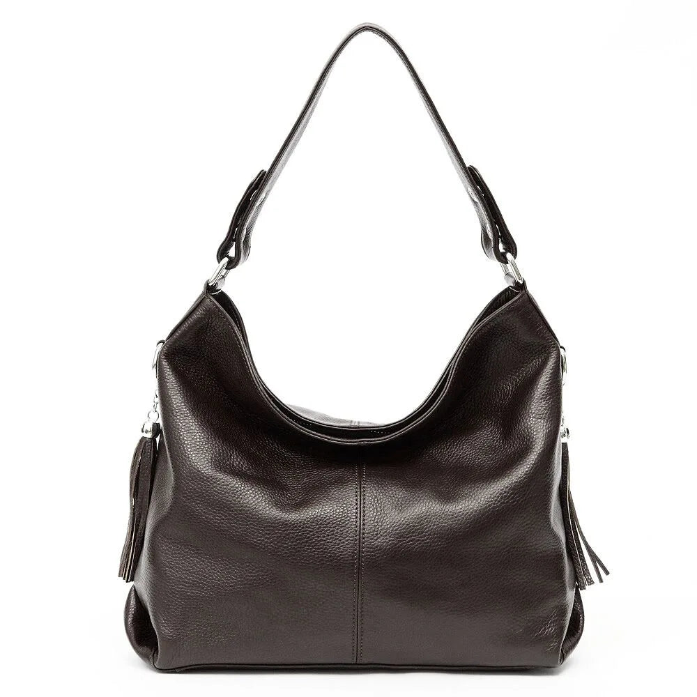 sac a main grand taille marron foncé