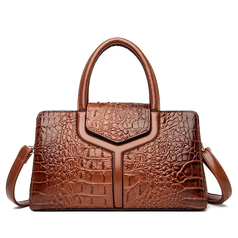 sac bandouliere femme effet croco camel