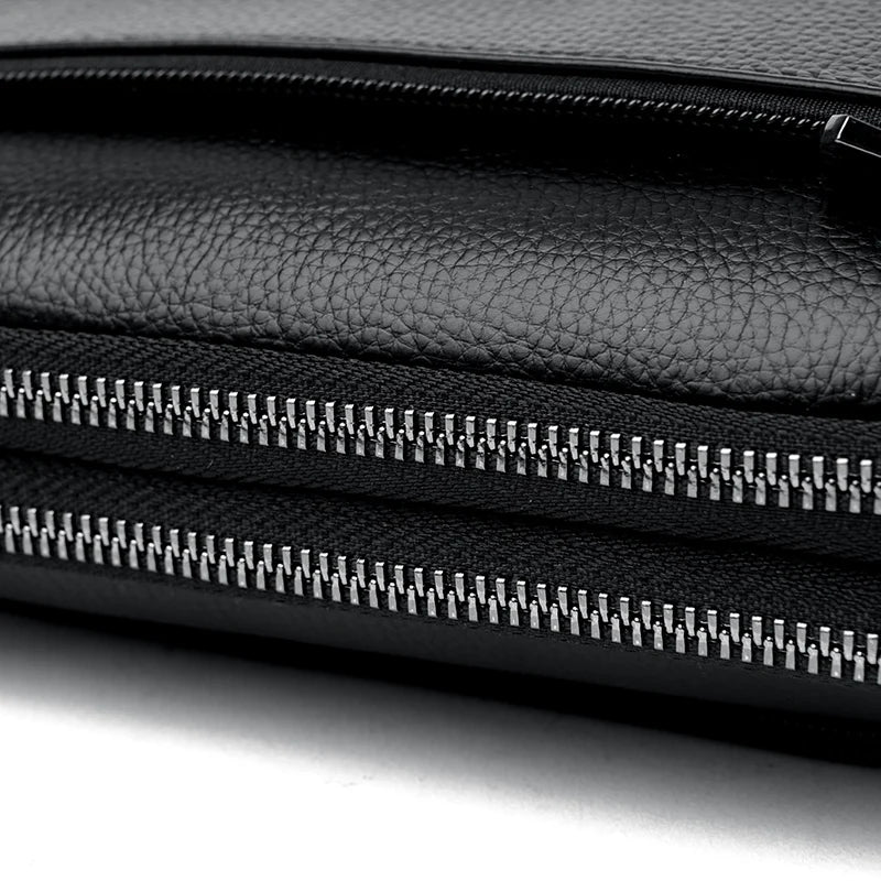 details du sac en bandouliere noir