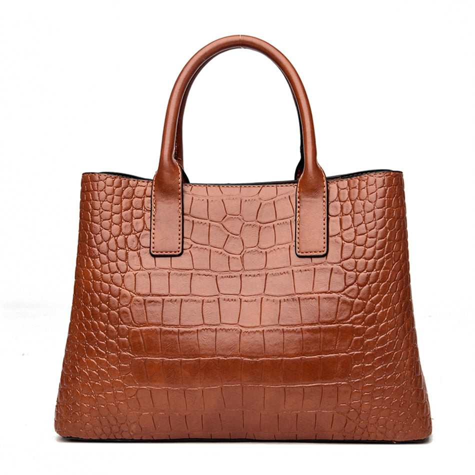sac à main effet croco couleur fauve