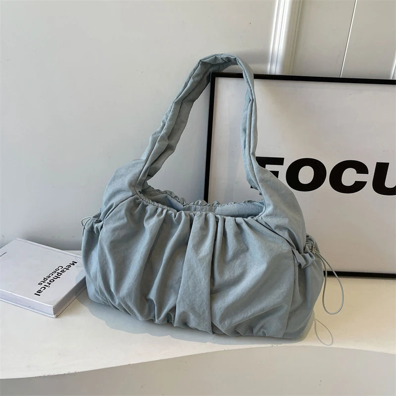 sac en nylon bleu