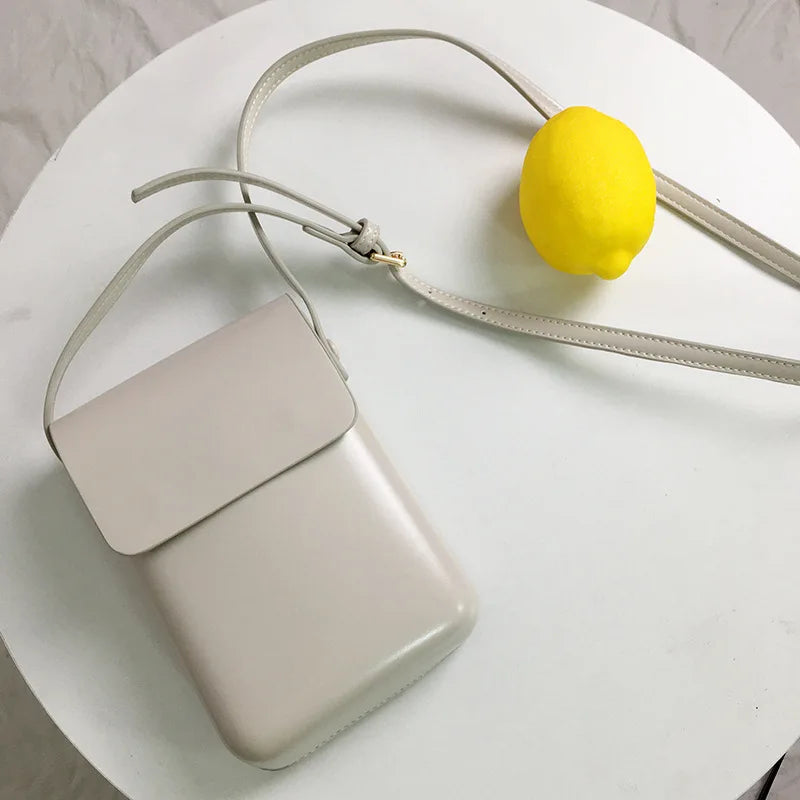 sac bandouliere telephone blanc
