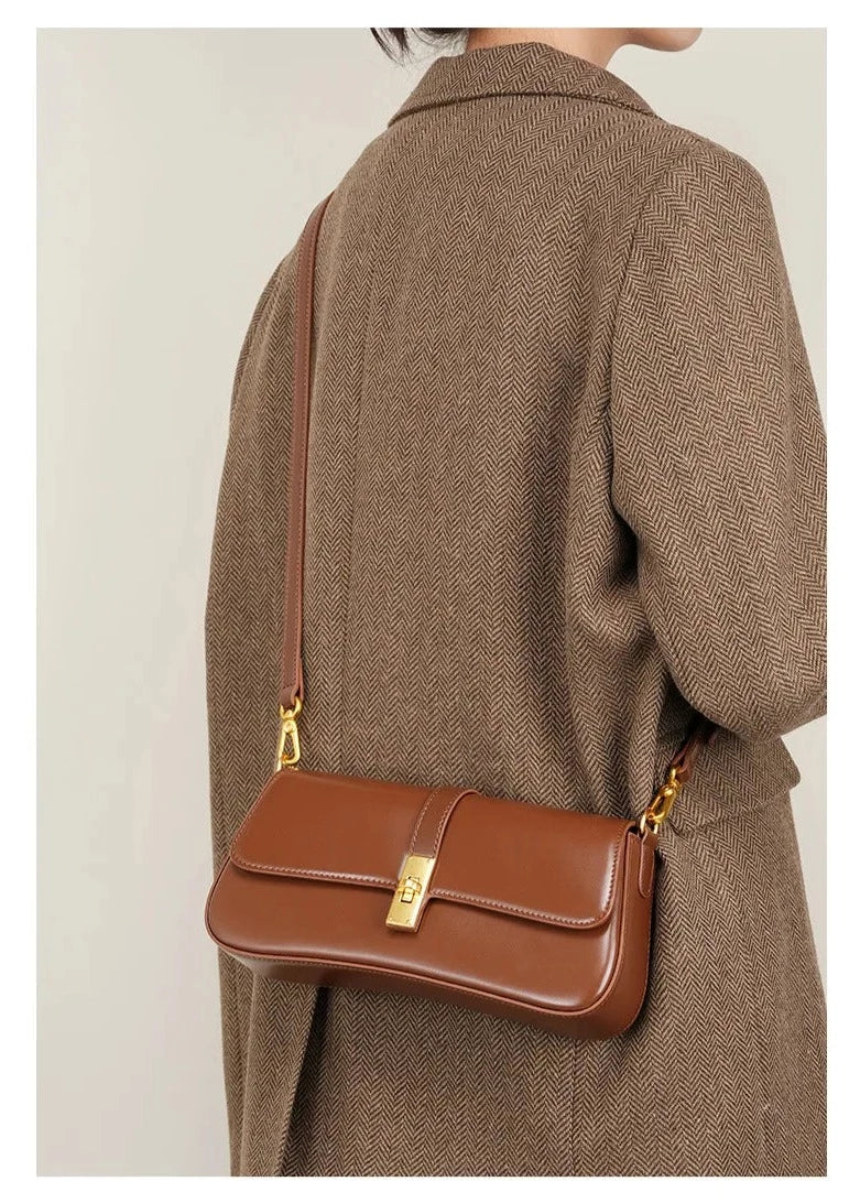 sac cuir bandouliere marron