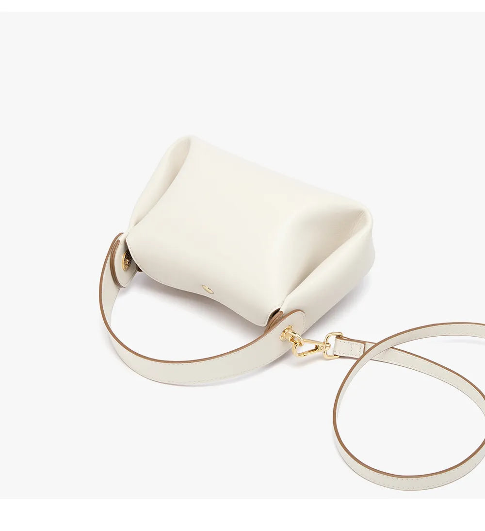 sac bandouliere blanc nacré