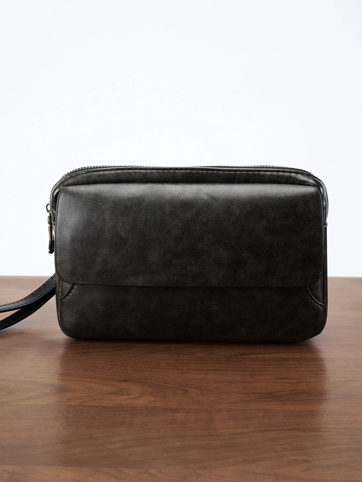 pochette sac a main homme noir