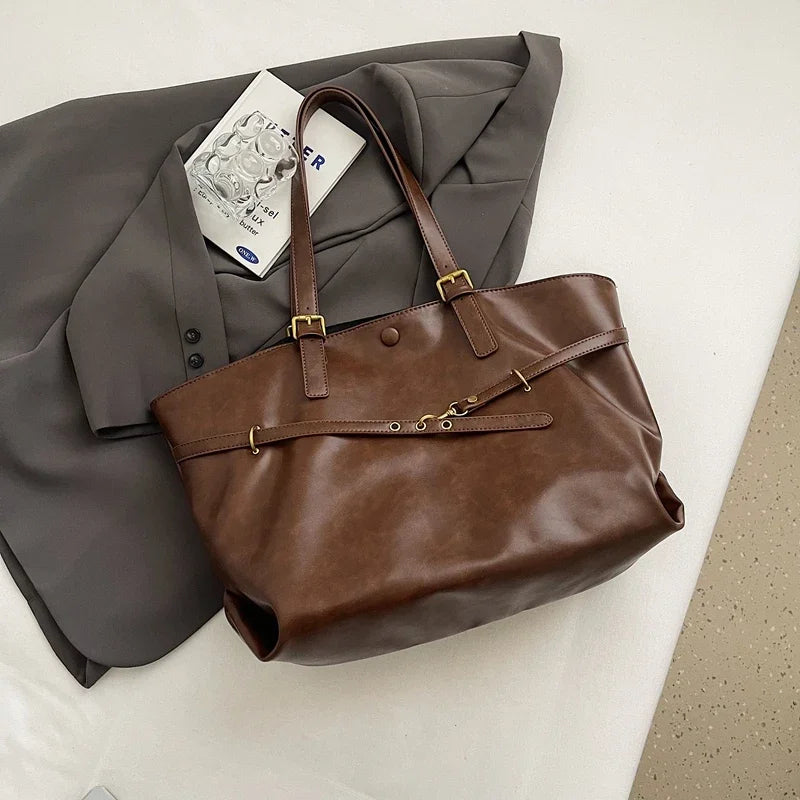 sac à main marron pour les cours grand