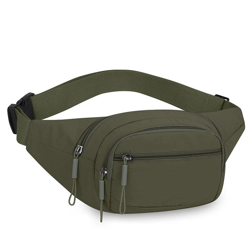 sac banane femme verte kaki