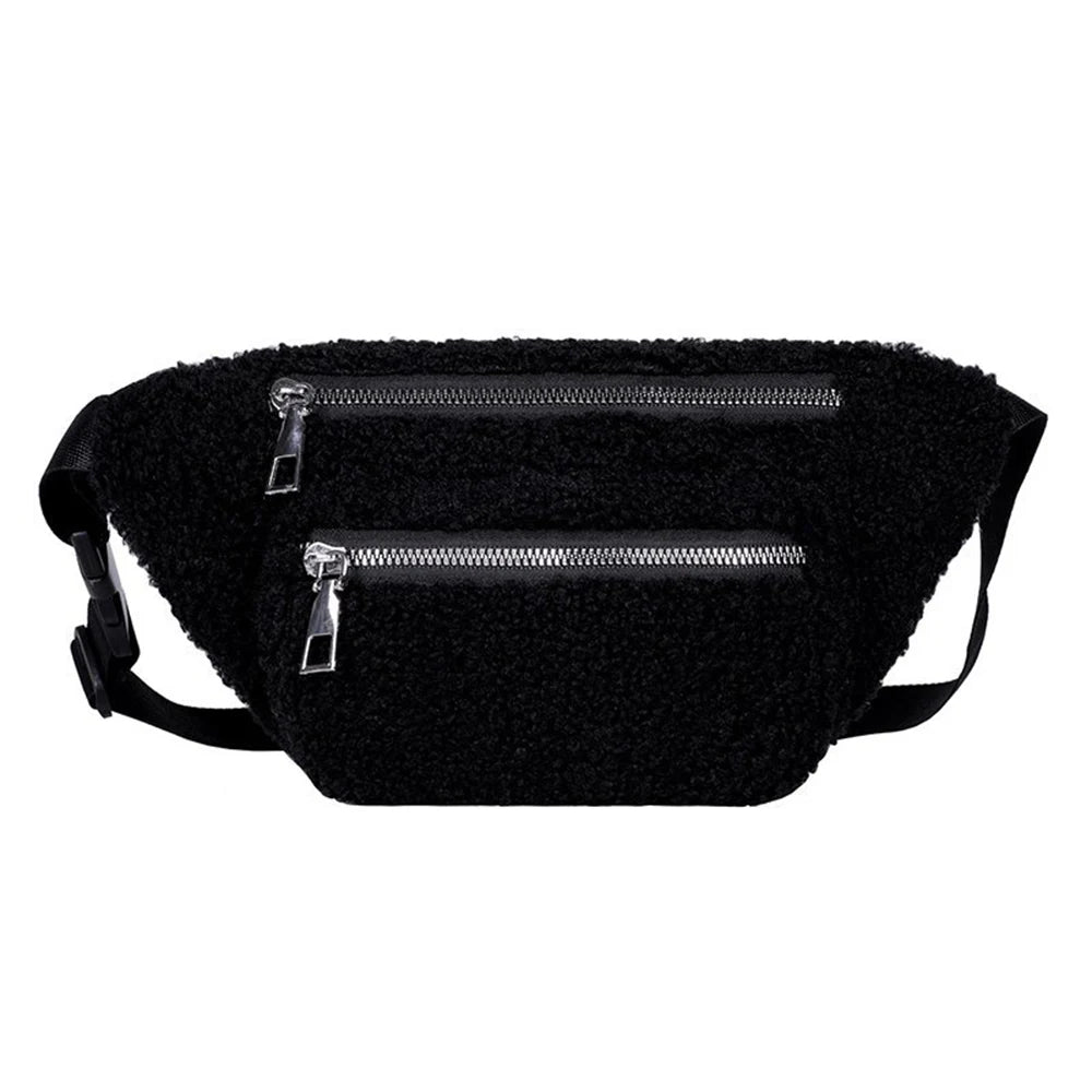 sac banane moumoute femme noir