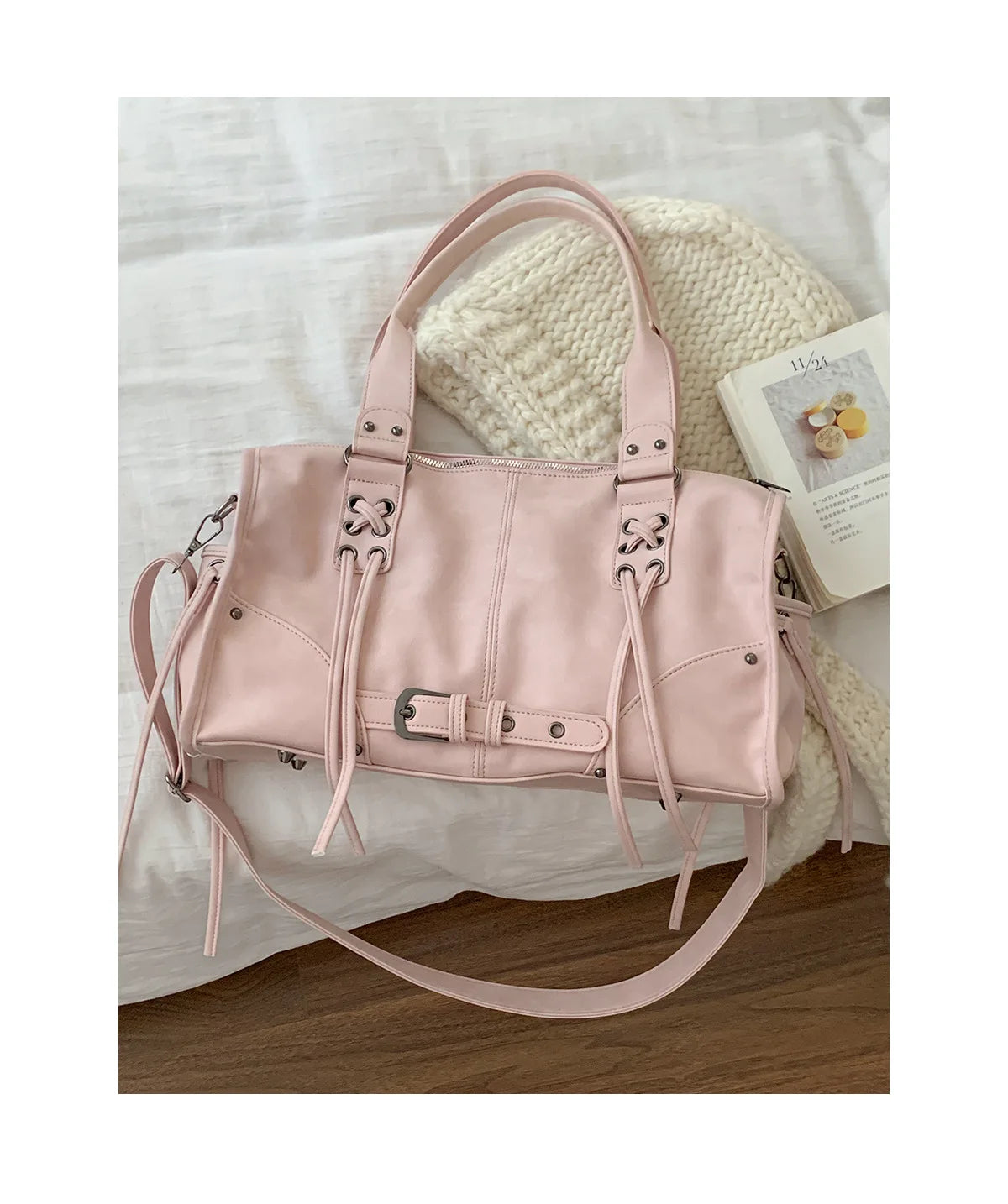 sac d epaule rose