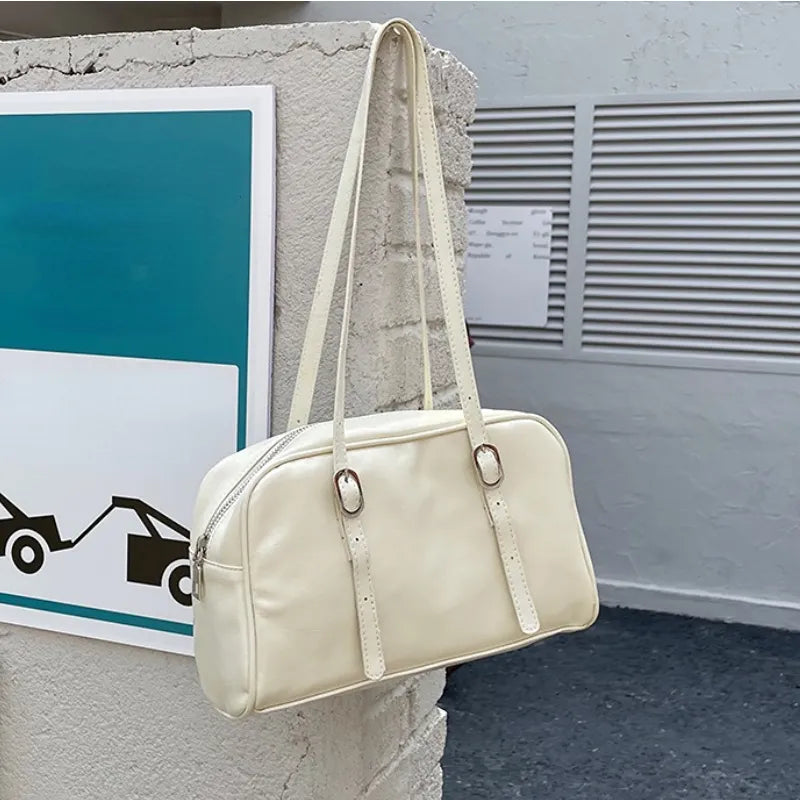 sac a main rectangulaire blanc