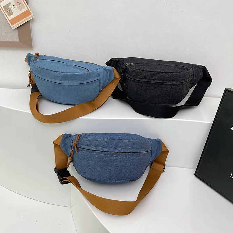 sac banane en jean