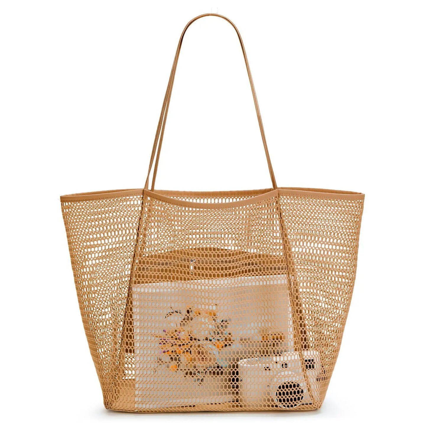 grand sac de plage femme beige