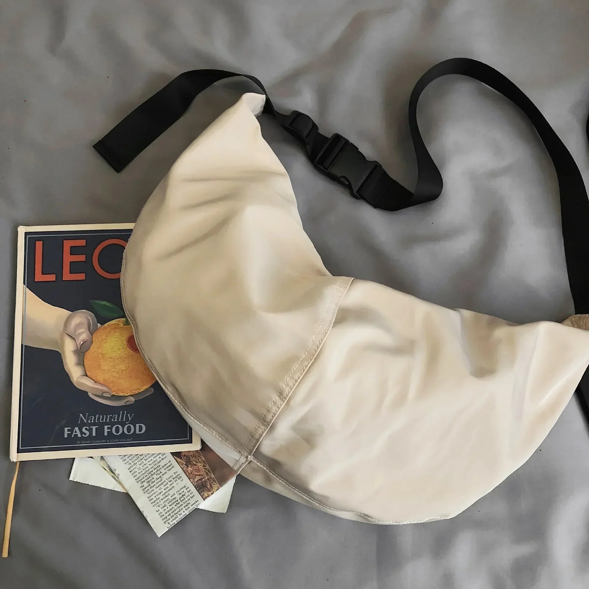 sac banane blanc xxl