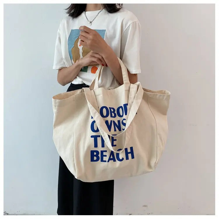 grand sac en toile pour l'été