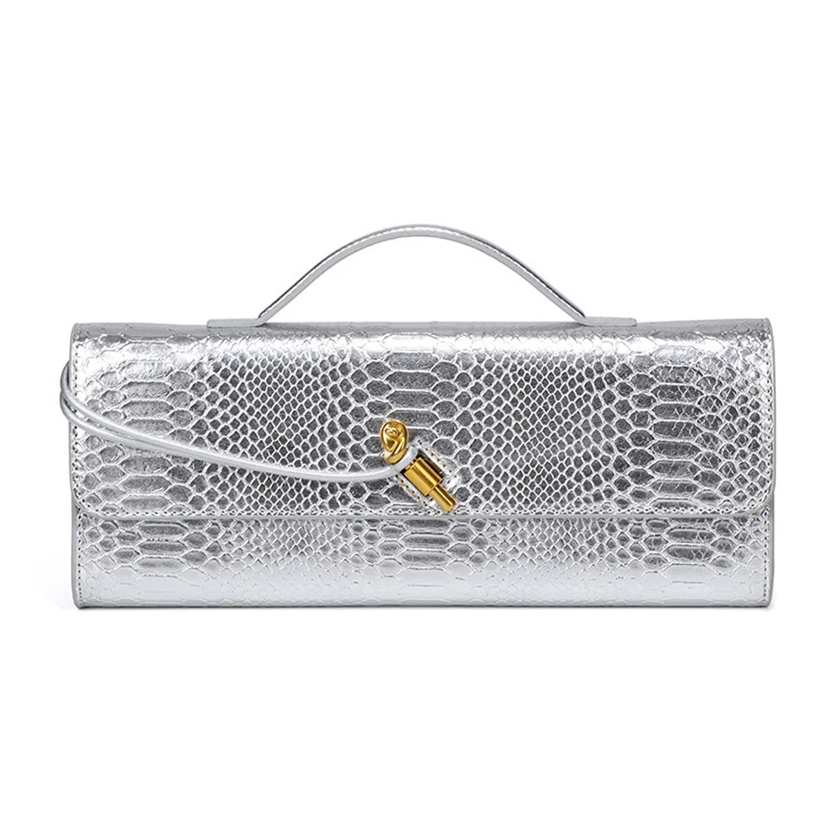 pochette femme tendance argenté