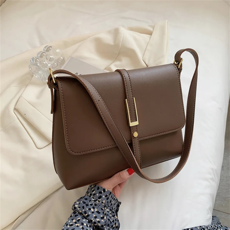 sac a main en bandouliere marron