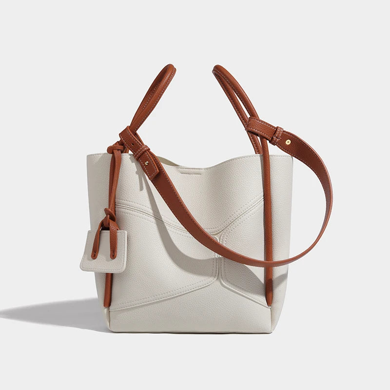 sac a main luxe pas cher blanc et marron
